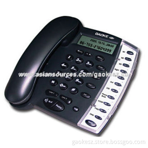 IP Phone with 2 10/100Mbps Ethernet Ports, Supports 3 SIP Accounts